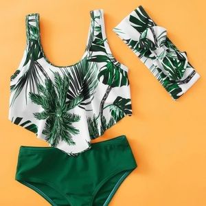 SHEIN Toddler Bikini and Headband